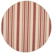 Pemberly Row Polypropylene Beige Indoor Outdoor Rug - Round 6'7