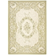 Pemberly Row Polypropylene Cream Indoor Outdoor Rug - 6'7