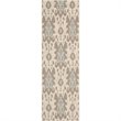 Pemberly Row Polypropylene Beige Indoor Outdoor Rug - Runner 2'7