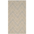 Pemberly Row Polypropylene Beige Indoor Outdoor Rug - 2'7