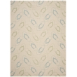 Pemberly Row Polypropylene Beige Indoor Outdoor Rug - 9' x 12'