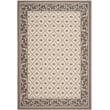 Pemberly Row Polypropylene Beige Indoor Outdoor Rug - 6'7