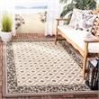 Pemberly Row Polypropylene Beige Indoor Outdoor Rug - 9' x 12'