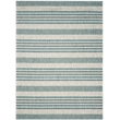 Pemberly Row Polypropylene Grey Indoor Outdoor Rug - 9' x 12'