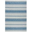 Pemberly Row Polypropylene Grey Indoor Outdoor Rug - 6'7