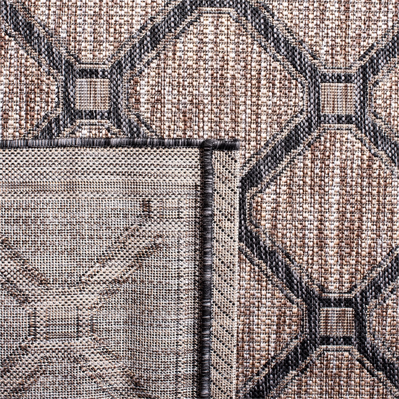Pemberly Row Polypropylene Natural Indoor Outdoor Rug - 5'3