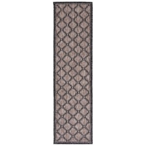 Pemberly Row Polypropylene Natural Indoor Outdoor Rug - Runner 2'3&quot x 12'