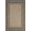 Pemberly Row Polypropylene Natural Indoor Outdoor Rug - 4' x 5'7