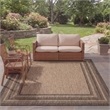 Pemberly Row Polypropylene Natural Indoor Outdoor Rug - 8' x 11'