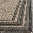 Pemberly Row Polypropylene Natural Indoor Outdoor Rug - Runner 2'3