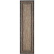 Pemberly Row Polypropylene Natural Indoor Outdoor Rug - Runner 2'3