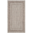 Pemberly Row Polypropylene Beige Indoor Outdoor Rug - 2' x 3'7