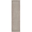 Pemberly Row Polypropylene Beige Indoor Outdoor Rug - Runner 2'3