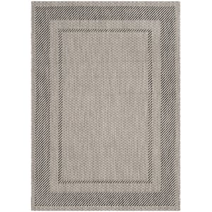 Pemberly Row Polypropylene Beige Indoor Outdoor Rug - 4 x 57