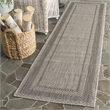 Pemberly Row Polypropylene Beige Indoor Outdoor Rug - Runner 23 x 12