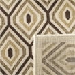 Pemberly Row Polypropylene Cream Indoor Outdoor Rug - 5'3