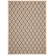 Pemberly Row Polypropylene Cream Indoor Outdoor Rug - 6'7