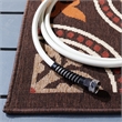 Pemberly Row Polypropylene Chocolate Indoor Outdoor Rug - 2'7
