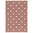 Pemberly Row Polypropylene Creme Indoor Outdoor Rug - 4' x 5'7