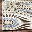 Pemberly Row Polypropylene Cream Indoor Outdoor Rug - Runner 2'3