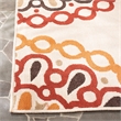 Pemberly Row Polypropylene Creme Indoor Outdoor Rug - 5'3