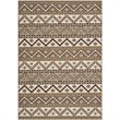 Pemberly Row Polypropylene Creme Indoor Outdoor Rug - 8' x 11'2