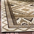 Pemberly Row Polypropylene Creme Indoor Outdoor Rug - 2'7