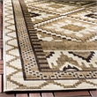 Pemberly Row Polypropylene Creme Indoor Outdoor Rug - 6'7
