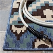 Pemberly Row Polypropylene Chocolate Indoor Outdoor Rug - Runner 2'3