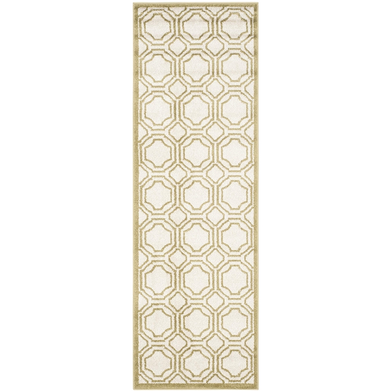 Pemberly Row Polypropylene Ivory Indoor Outdoor Rug - 2'3