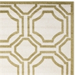 Pemberly Row Polypropylene Ivory Indoor Outdoor Rug - 9' x 12'