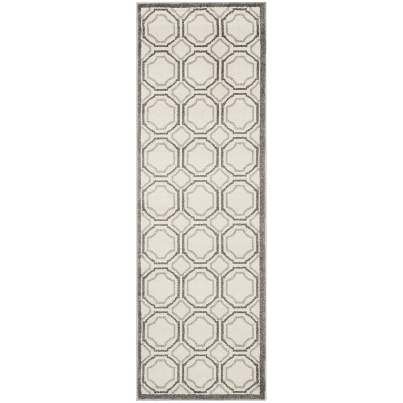 Pemberly Row Polypropylene Ivory Indoor Outdoor Rug - 2'3