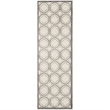 Pemberly Row Polypropylene Ivory Indoor Outdoor Rug - 2'3