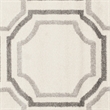 Pemberly Row Polypropylene Ivory Indoor Outdoor Rug - Round 7'