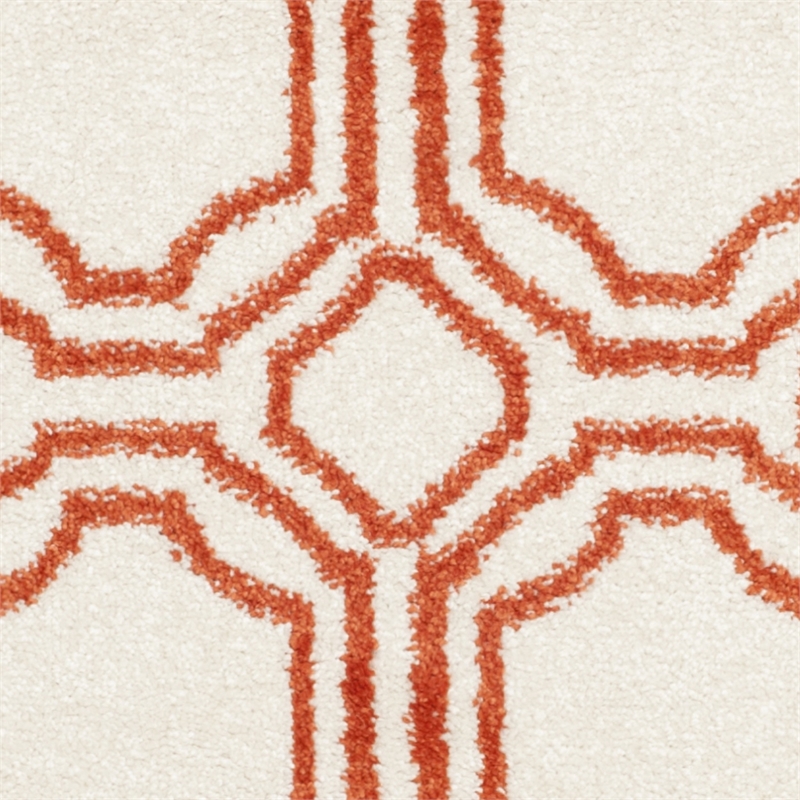 Pemberly Row Polypropylene Ivory Indoor Outdoor Rug - 3' x 5'