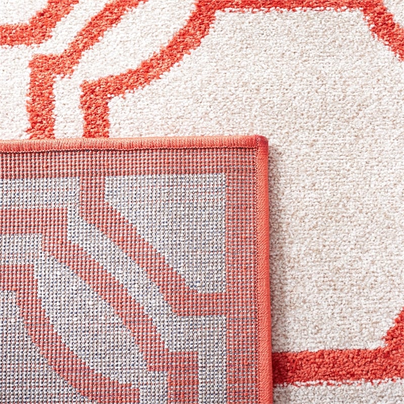 Pemberly Row Polypropylene Ivory Indoor Outdoor Rug - 6' x 9'