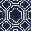 Pemberly Row Polypropylene Navy Indoor Outdoor Rug - 8' x 10'