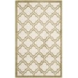 Pemberly Row Polypropylene Ivory Indoor Outdoor Rug - 3' x 5'