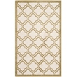 Pemberly Row Polypropylene Ivory Indoor Outdoor Rug - 3' x 5'