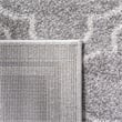Pemberly Row Polypropylene Grey Indoor Outdoor Rug - 10' x 14'