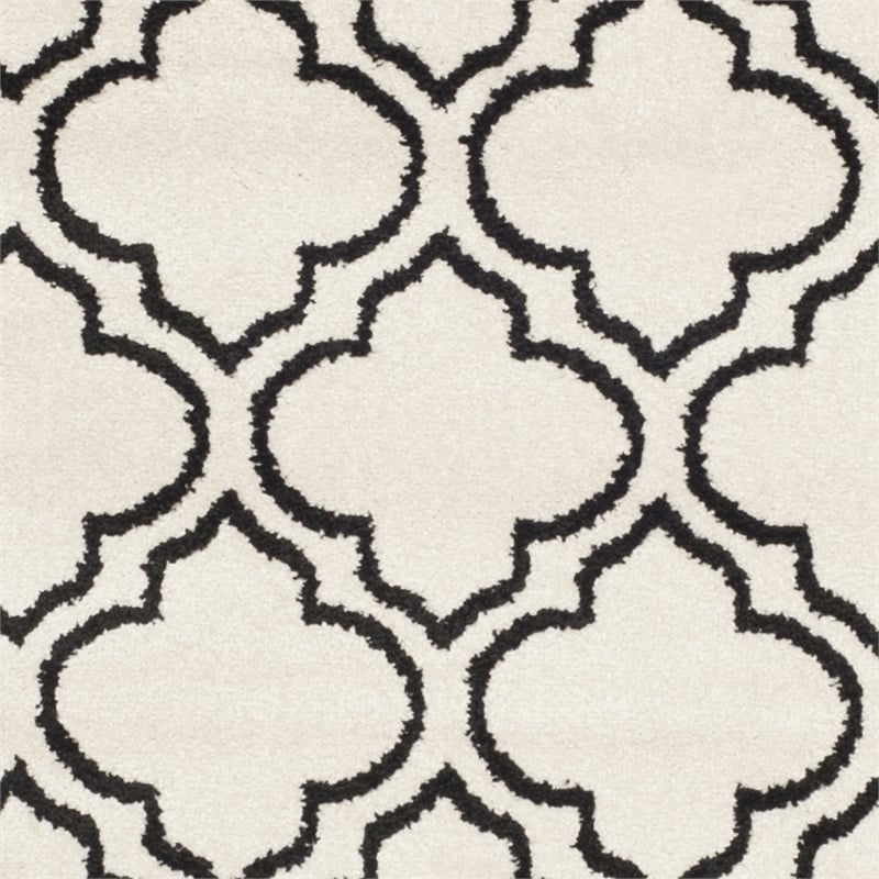 Pemberly Row Polypropylene Ivory Indoor Outdoor Rug - 5' x 8'