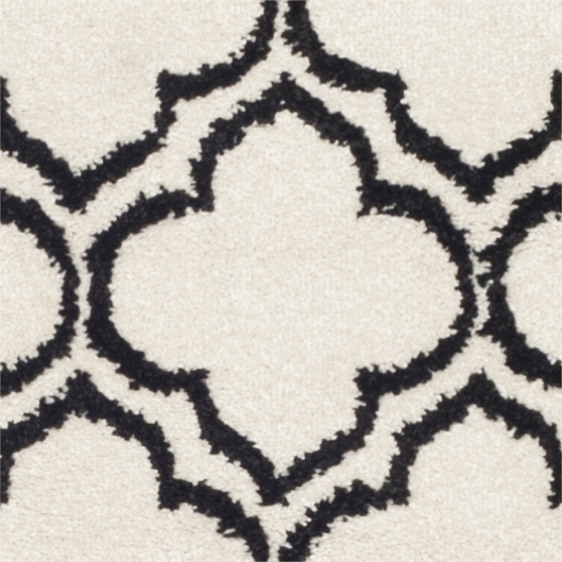 Pemberly Row Polypropylene Ivory Indoor Outdoor Rug - Runner 2'3