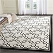 Pemberly Row Polypropylene Ivory Indoor Outdoor Rug - Square 7'