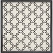 Pemberly Row Polypropylene Ivory Indoor Outdoor Rug - Square 7'