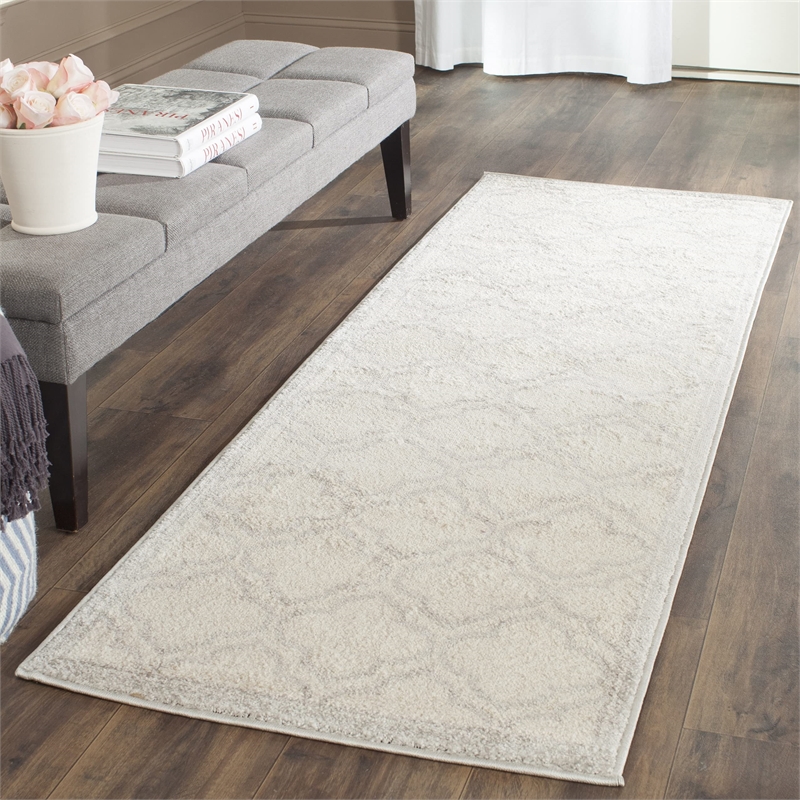 Pemberly Row Polypropylene Ivory Indoor Outdoor Rug - 2'3
