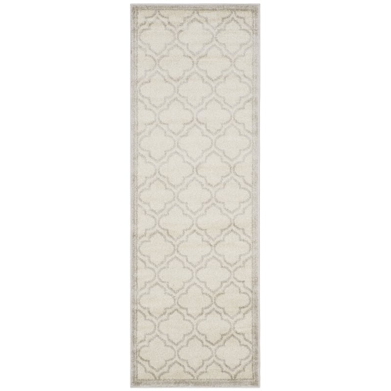 Pemberly Row Polypropylene Ivory Indoor Outdoor Rug - 2'3