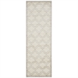 Pemberly Row Polypropylene Ivory Indoor Outdoor Rug - 2'3