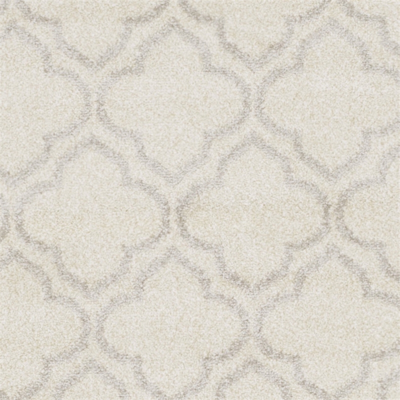 Pemberly Row Polypropylene Ivory Indoor Outdoor Rug - 2'3