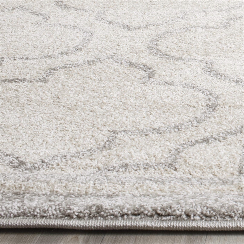 Pemberly Row Polypropylene Ivory Indoor Outdoor Rug - 3' x 5'