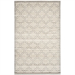 Pemberly Row Polypropylene Ivory Indoor Outdoor Rug - 4' x 6'